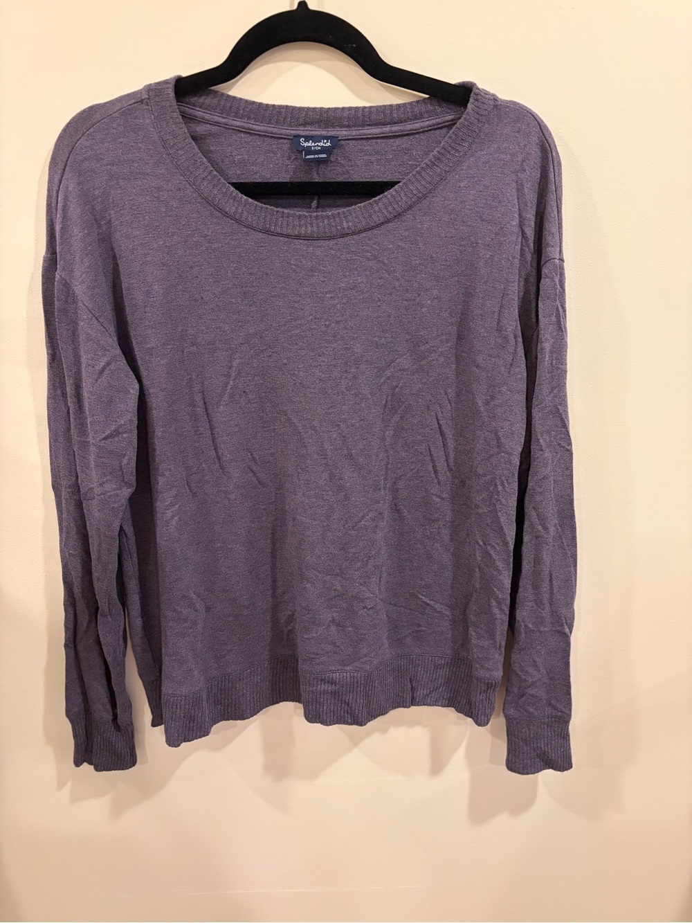 Splendid Women's Long-Sleeve Crewneck Sweater Size S